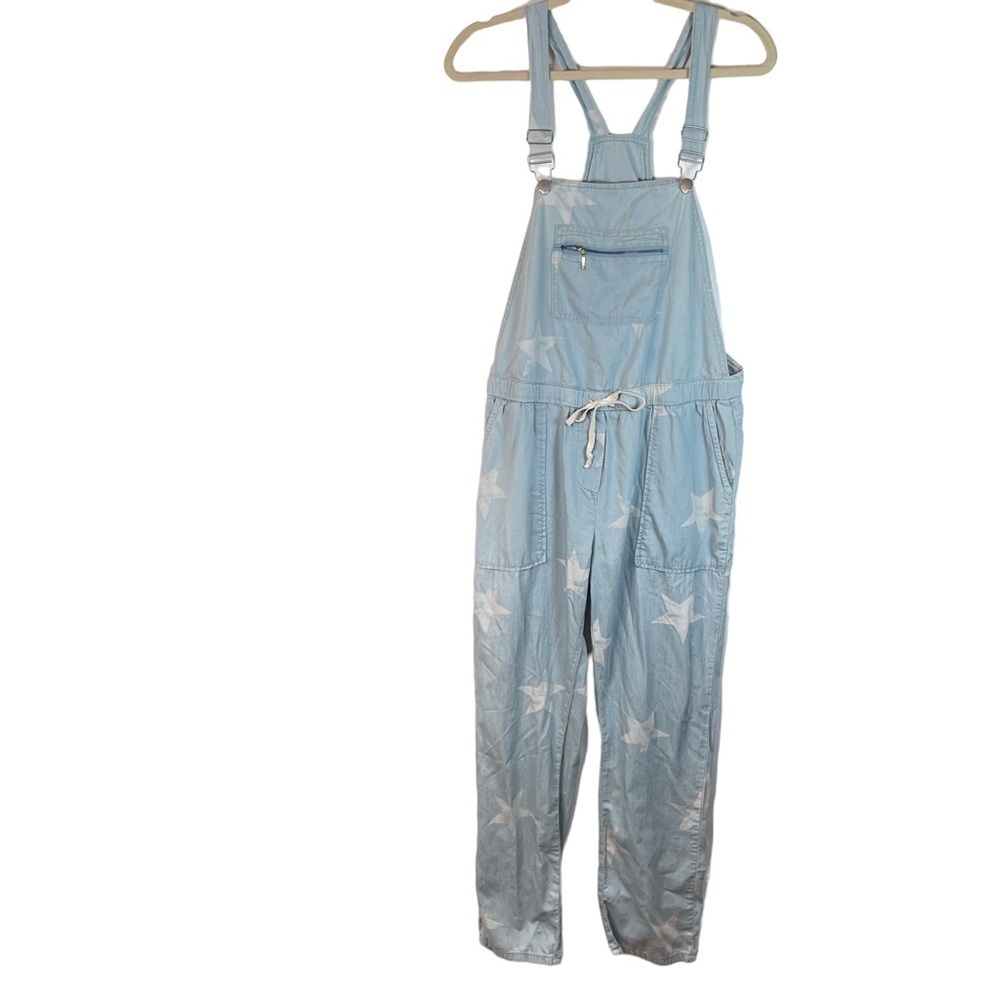Blue Buttercup Denim Star Decorated Overalls Small